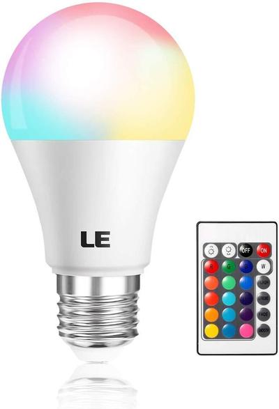 LE COLOR CHANGING LIGHT BULB WITH REMOTE - 5 HOUR 500,000 CUSTOMER CELEBRATION