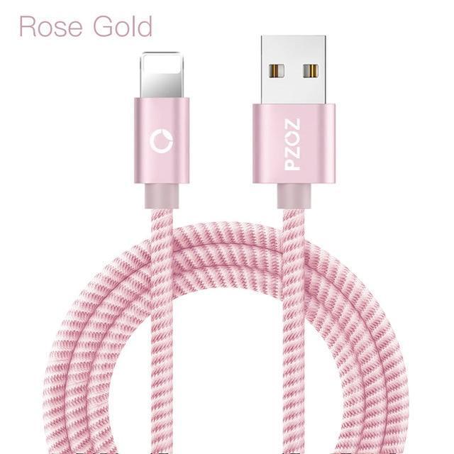 SPEED DATA TRANSFER FIBER IPHONE USB CABLE