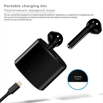 WIRELESS EARBUDS STEREO EARPHONES HANDS-FREE CALLING HEADPHONE SPORT DRIVING HEADSET WITH CHARGING CASE